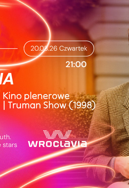Plakat filmu Kino plenerowe | Truman Show (1998) - Wroclavia Summer Festival