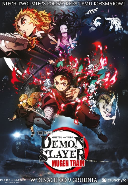 Plakat filmu Demon Slayer: Mugen Train