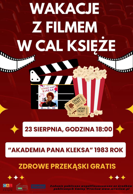 Plakat filmu Kinowe emocje dla małych i dużych już wkrótce w CAL Księże!
