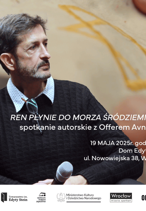 Plakat filmu „Ren płynie do Morza Śródziemnego”. Projekcja filmu i spotkanie z reżyserem Offerem Avnonem