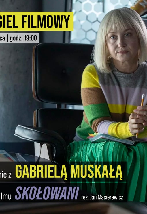 Plakat filmu Magiel Filmowy z Gabrielą Muskałą