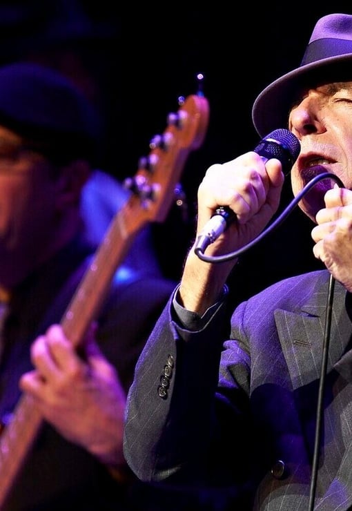 Plakat filmu „Alleluja”. Niezwykła historia kultowej ballady Leonarda Cohena