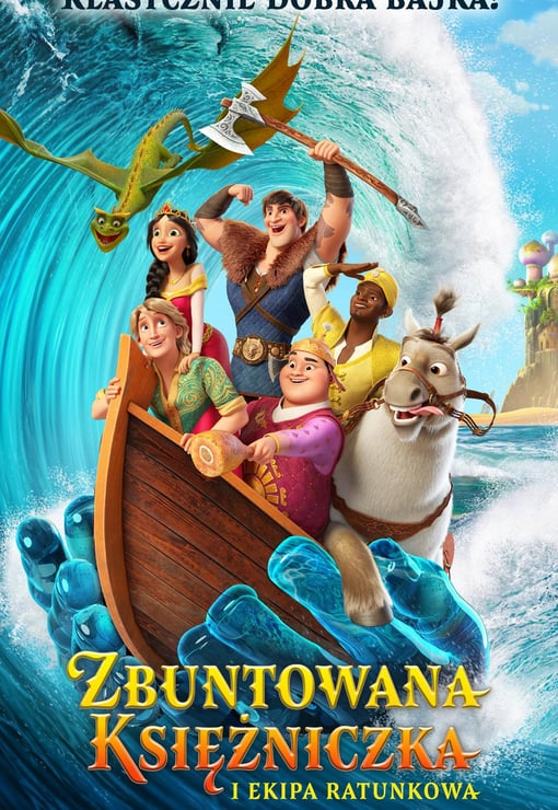 Plakat filmu Zbuntowana księżniczka i ekipa ratunkowa