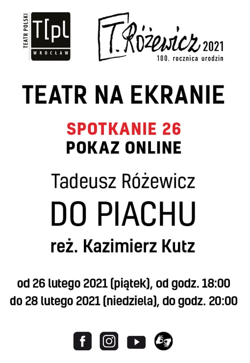 Plakat filmu Teatr na ekranie online: „Do Piachu”