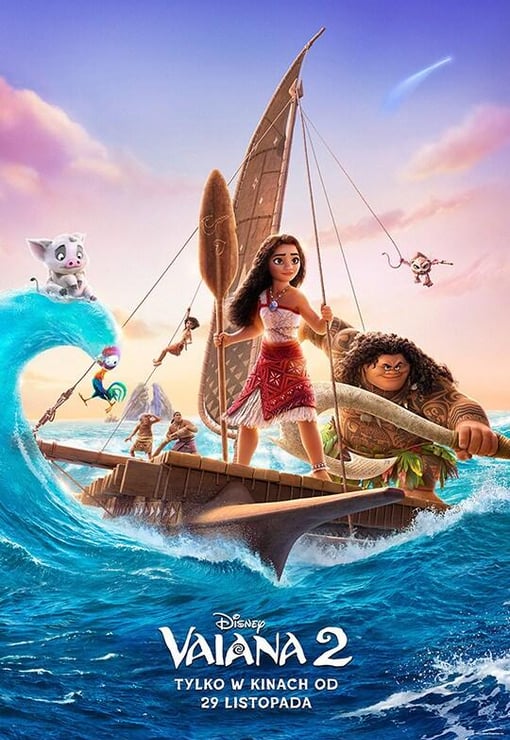Plakat filmu Vaiana 2 / Ваяна 2 (ukraiński dubbing)