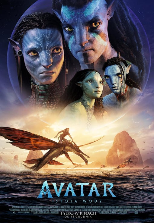 Plakat filmu Avatar: Istota wody (ukr.) / Аватар: Шлях води