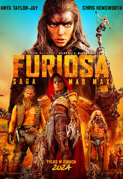Plakat filmu Furiosa: Saga Mad Max (dubbing)