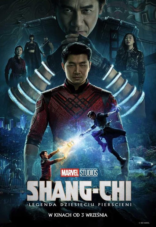 Plakat filmu Shang-Chi i legenda dziesięciu pierścieni