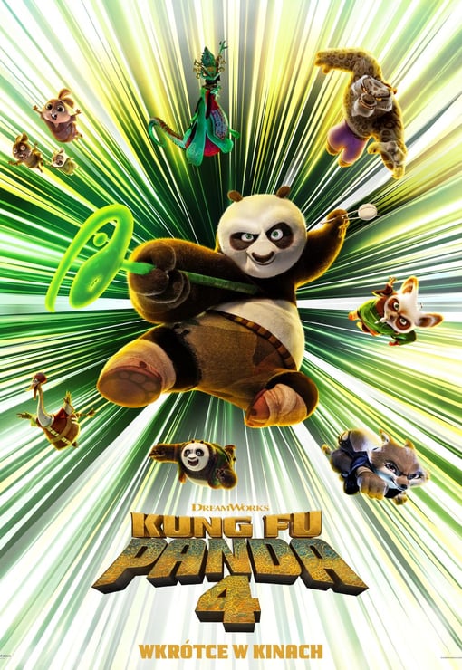 Plakat filmu Панда Кунг-Фу 4 / Kung Fu Panda 4 (ukr.)