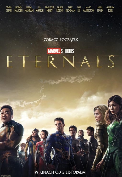 Plakat filmu Eternals (dubbing)