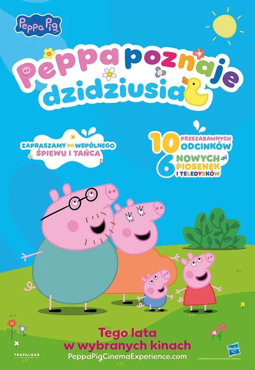 Plakat filmu Świnka Peppa poznaje dzidziusia