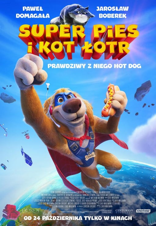 Plakat filmu Super pies i kot łotr (dubbing)