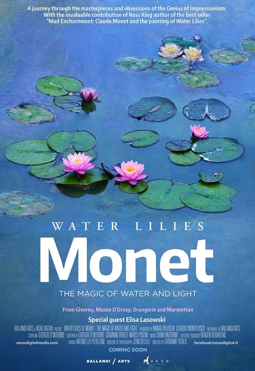 Plakat filmu Nenufary Moneta - cuda z wody i światła