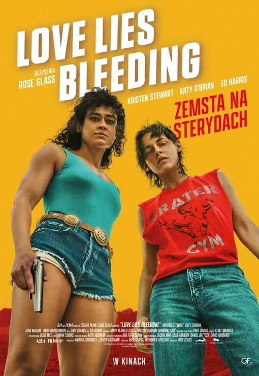 Plakat filmu Filmowy czwartek i kino plenerowe „Love Lies Bleeding” [Lato na Pergoli 2025]