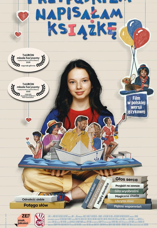 Plakat filmu Przypadkiem napisałam książkę