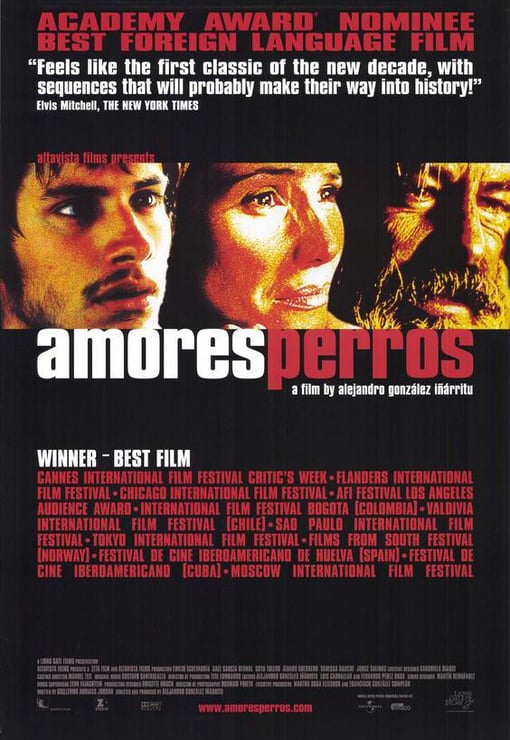 Plakat filmu Amores Perros