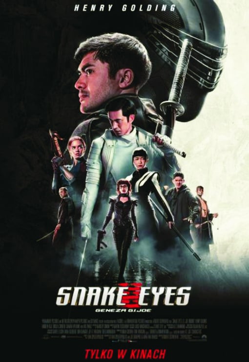 Plakat filmu Snake Eyes. Geneza G.I.Joe