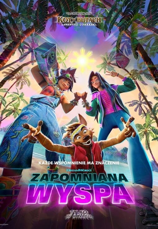 Plakat filmu Zapomniana wyspa (dubbing)