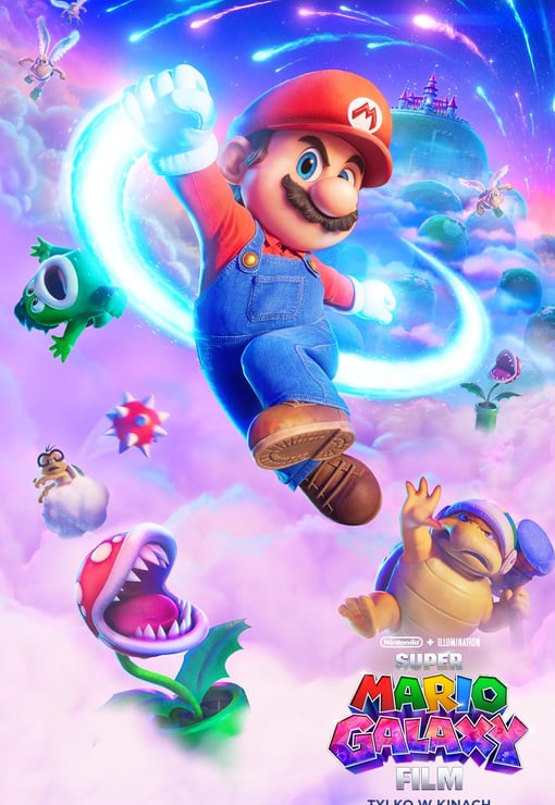Plakat filmu Super Mario Galaxy Film (dubbing)