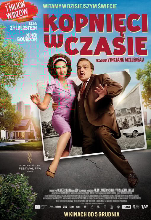Plakat filmu Kopnięci w czasie