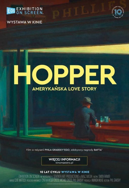 Plakat filmu Edward Hopper. Amerykańska love story