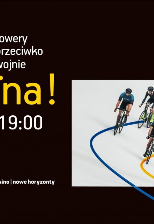 Plakat filmu VeloUkraЇna – rowery przeciwko wojnie!
