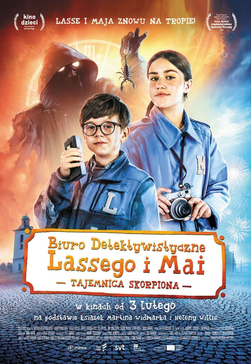 Plakat filmu Biuro Detektywistyczne Lassego i Mai. Tajemnica Skorpiona (dubbing)