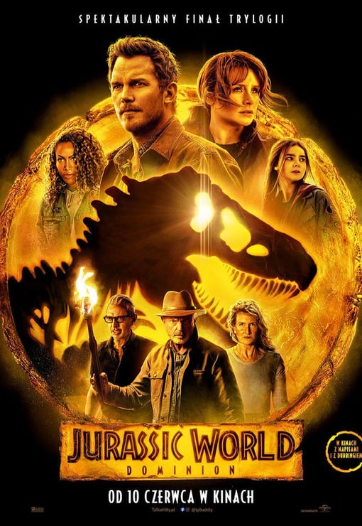 Plakat filmu Jurassic World Dominion (dubbing)