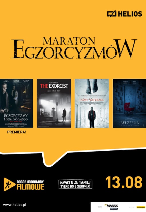 Plakat filmu Maraton egzorcyzmów w kinach Helios
