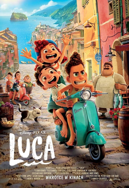 Plakat filmu Luca (ukraiński dubbing) / Лука (український дубляж)