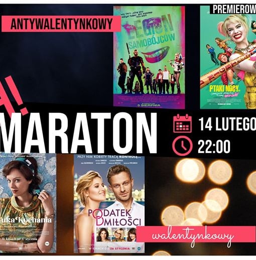 Plakat filmu Maraton walentynkowy w OH Kino
