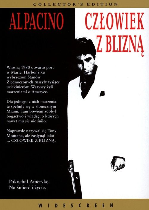 Plakat filmu Człowiek z blizną