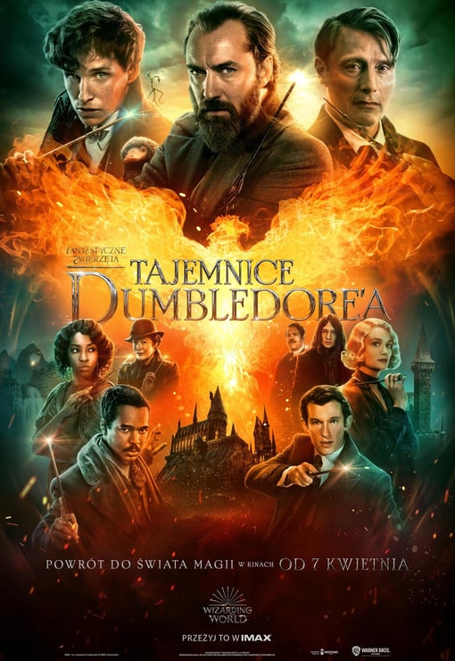 Plakat filmu Fantastyczne zwierzęta: Tajemnice Dumbledore'a (dubbing)