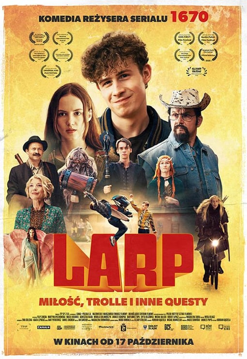 Plakat filmu LARP. Miłość, trolle i inne questy