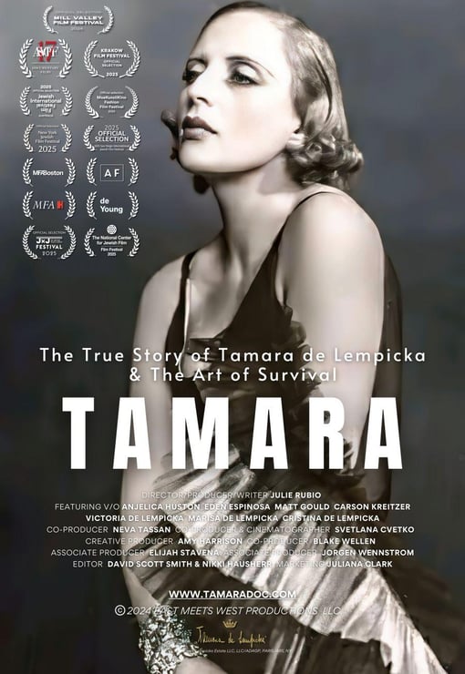 Plakat filmu Prawdziwa historia Tamary Łempickiej