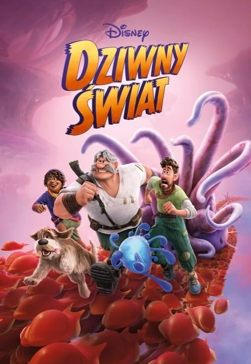 Plakat filmu Film animowany dla dzieci „Dziwny świat”