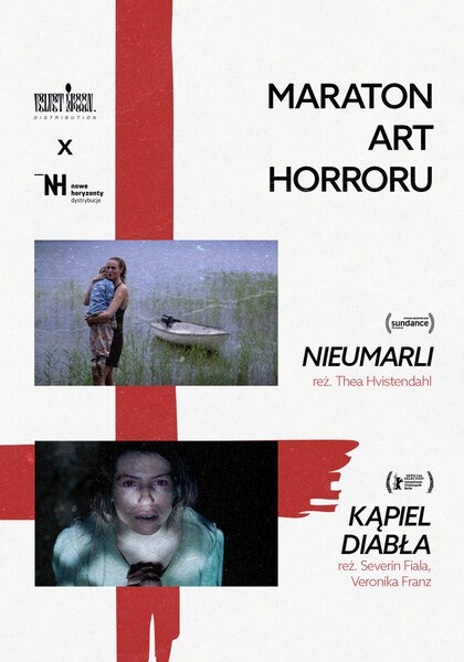 Plakat filmu Minimaraton: Nieumarli + Kąpiel Diabła