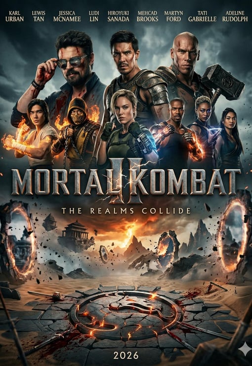 Plakat filmu Mortal Kombat II