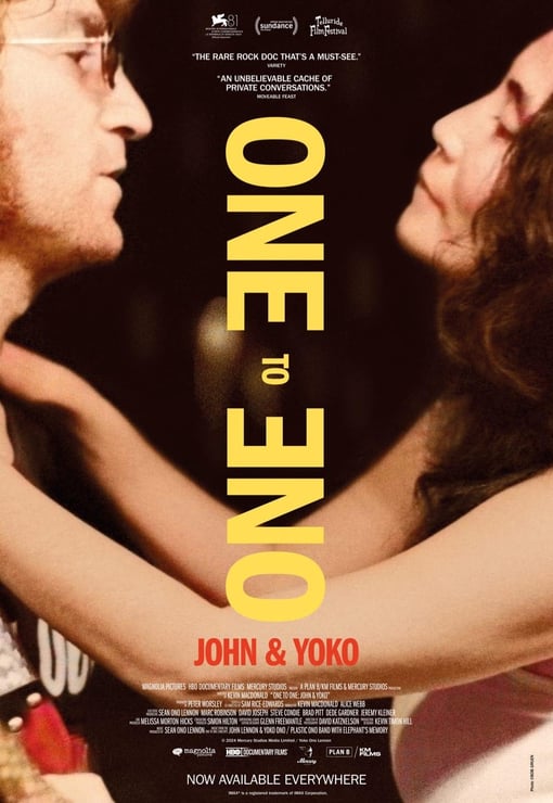 Plakat filmu One to One: John i Yoko