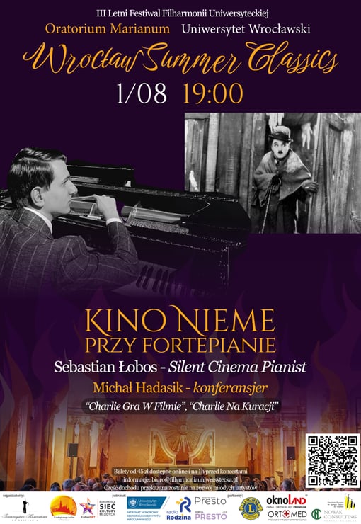 Plakat filmu Kino nieme przy fortepianie | Silent Cinema Pianist | Sebastian Łobos