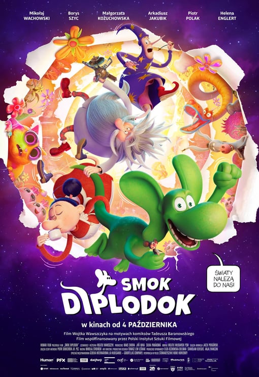 Plakat filmu Smok Diplodok (dubbing)