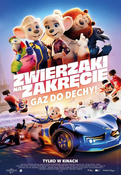 Plakat filmu Zwierzaki na zakręcie