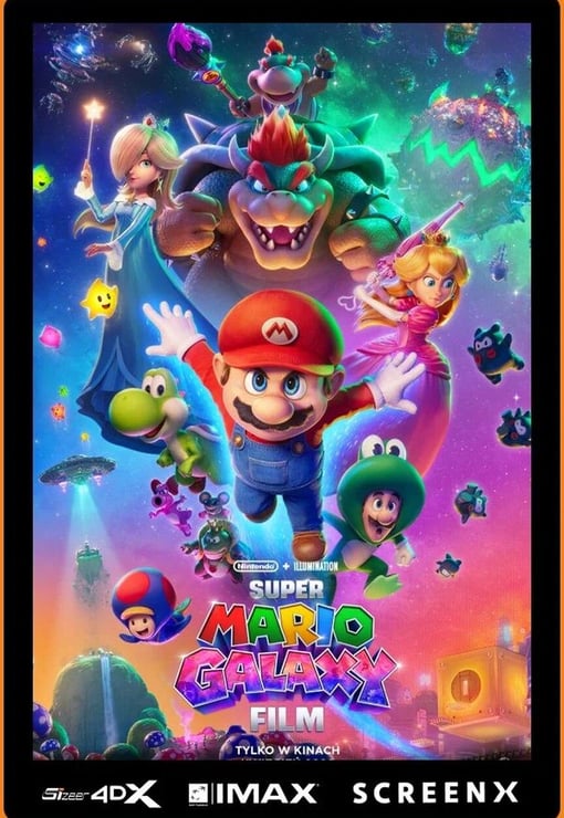 Plakat filmu Super Mario Galaxy Film (dubbing)