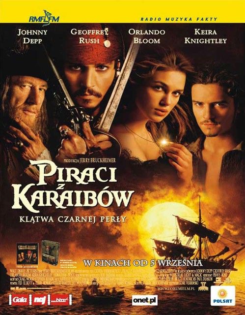 Plakat filmu Piraci z Karaibów: Klątwa Czarnej Perły