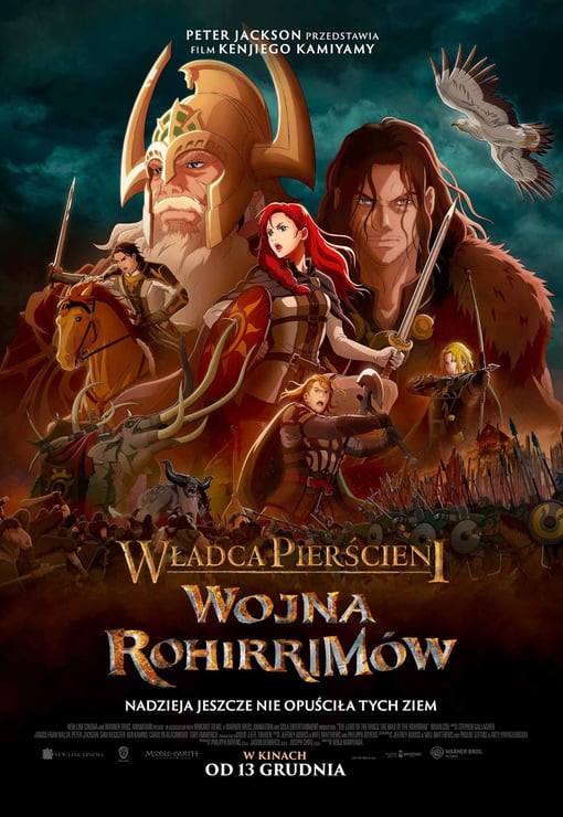 Plakat filmu Władca Pierścieni: Wojna Rohirrimów
