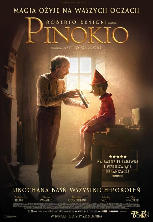 Plakat filmu Pinokio (dubbing)