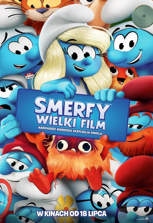 Plakat filmu Smerfy. Wielki film (dubbing)