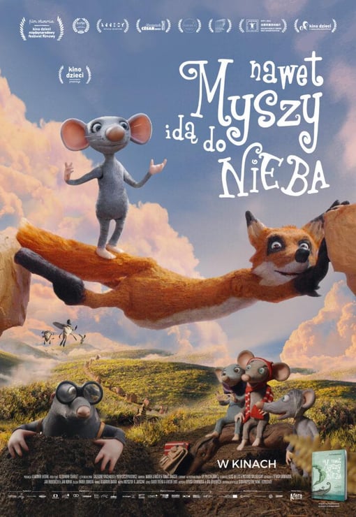 Plakat filmu Nawet myszy idą do nieba (dubbing)