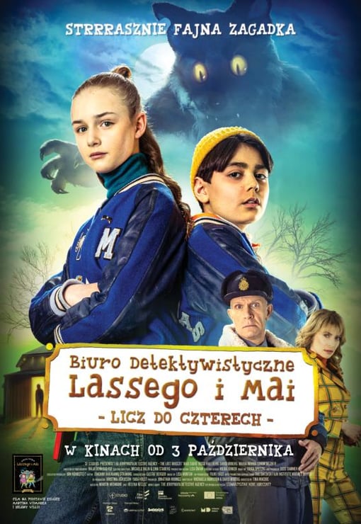 Plakat filmu Biuro detektywistyczne Lassego i Mai. Licz do czterech