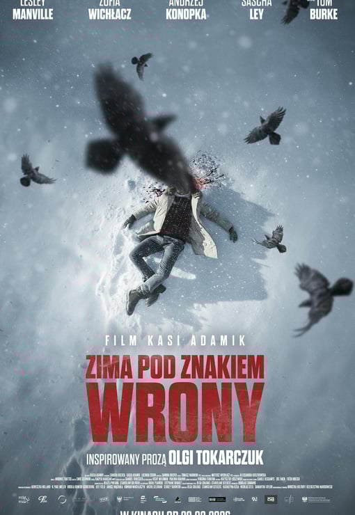 Plakat filmu Zima pod znakiem Wrony